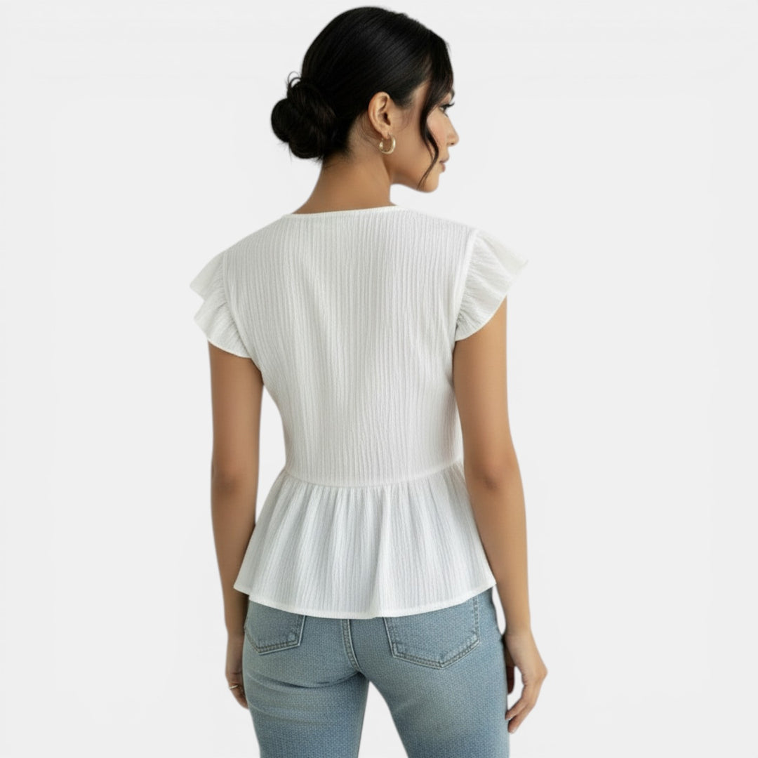 Camisa Mujer Cardigan con Lazo