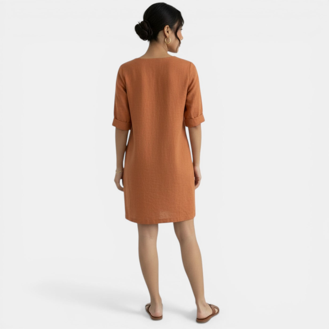 Vestido Verano Lino Mujer