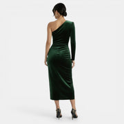 Elegant Dress Pleats and Slit
