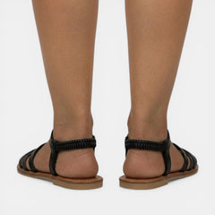 Women's Flat Sandals - Cross Strap Summer Sandals