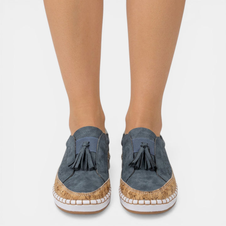 Mocasines Mujer Ortopédicos Flecos
