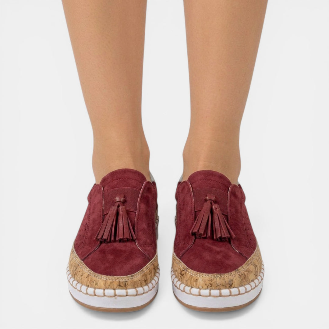 Mocasines Mujer Ortopédicos Flecos