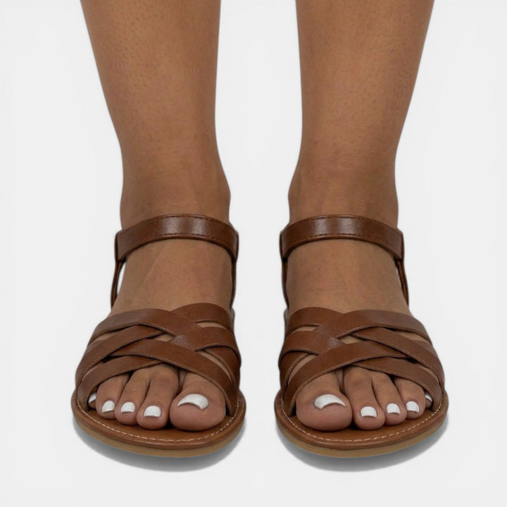 Sandalias Planas Tirantes Cruzados