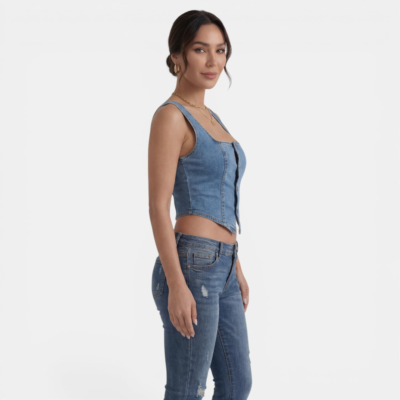 Women's Denim Cami Top