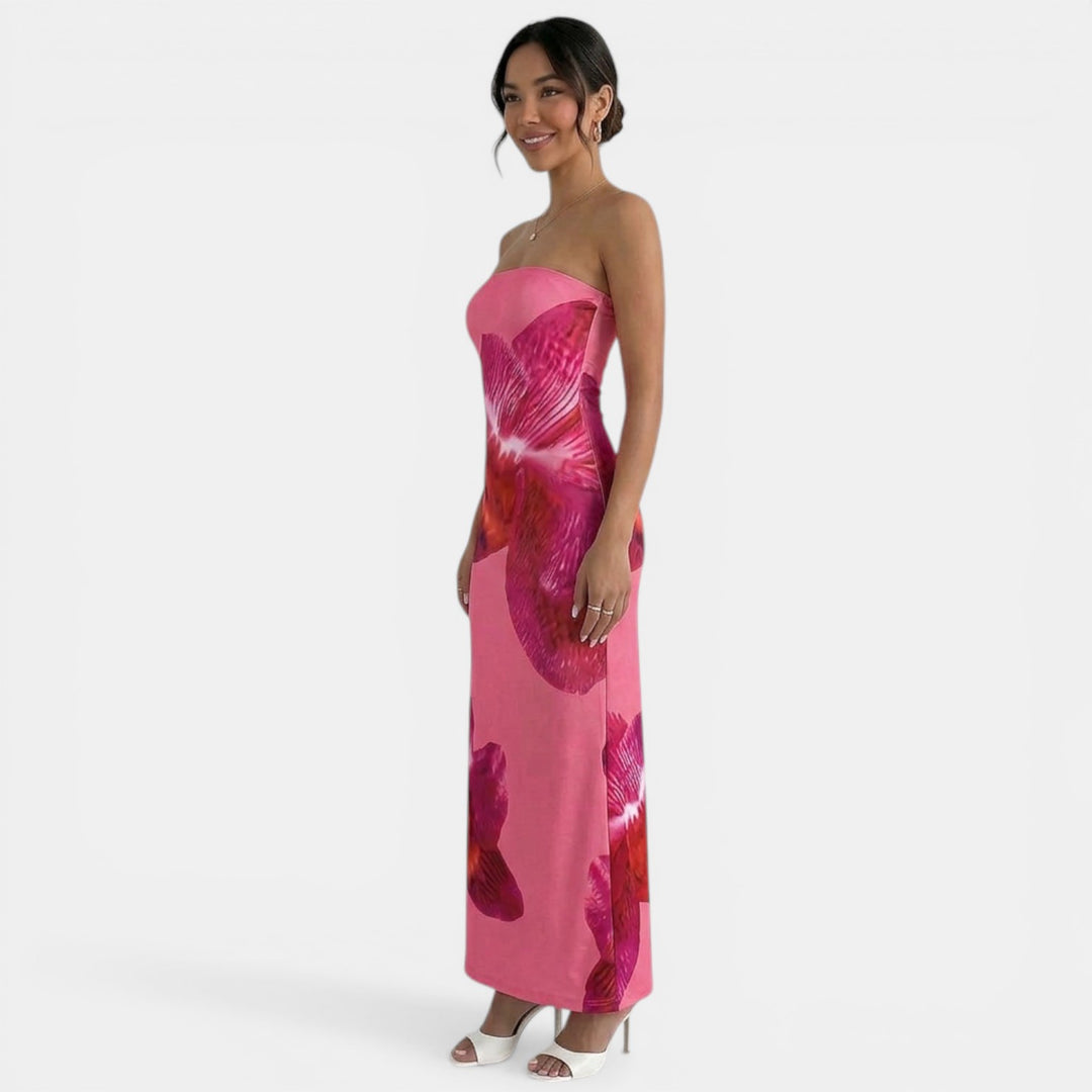 Vestido Maxi Floral Mujer