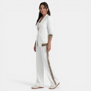 Conjunto Mujer Blazer y Pantalón Ancho