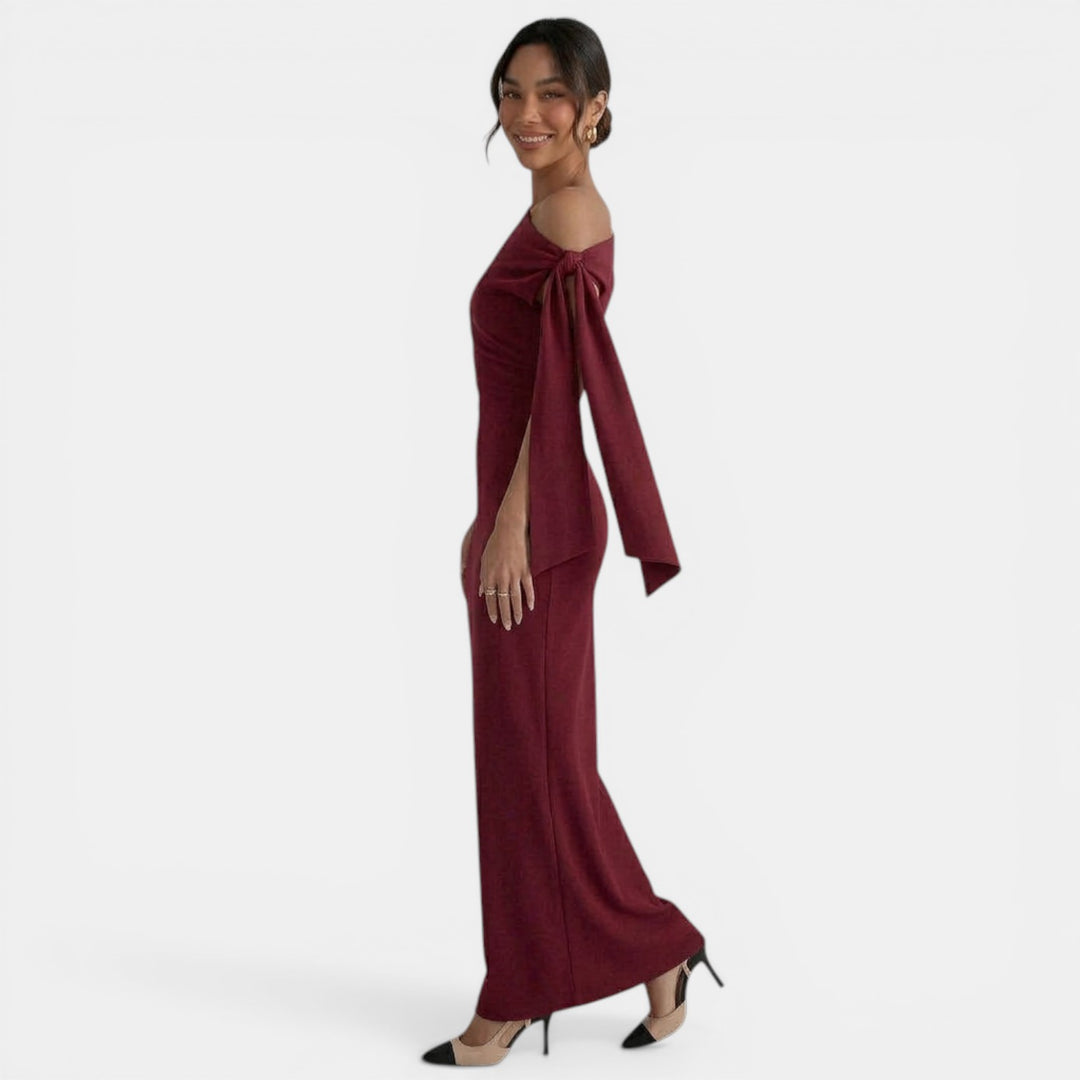 Vestido Maxi Mujer Lazo