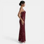 Floral Bodycon Maxi Dress