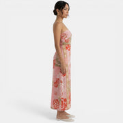 Women's Pink Linen Dress