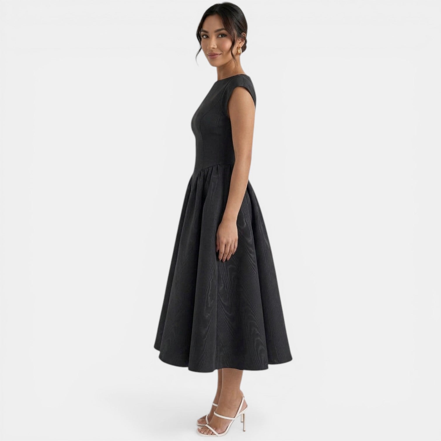 Vestido Midi Mujer Elegante