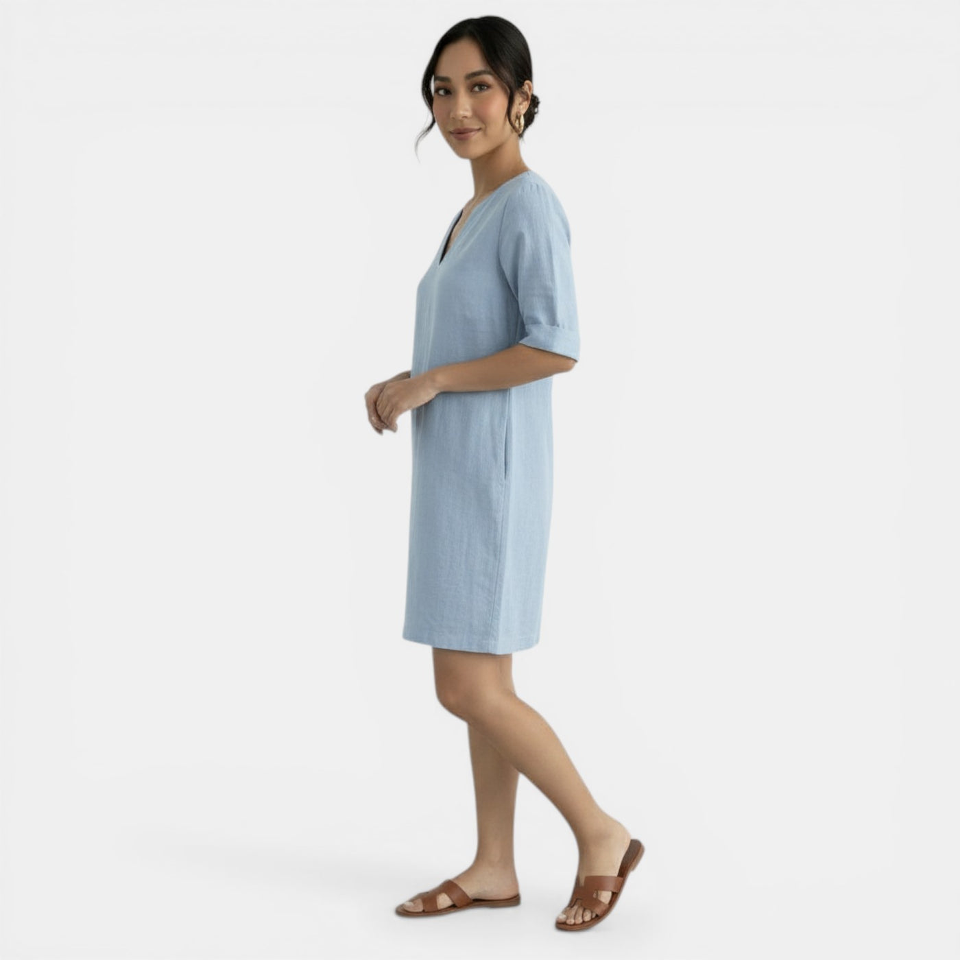 Vestido Verano Lino Mujer