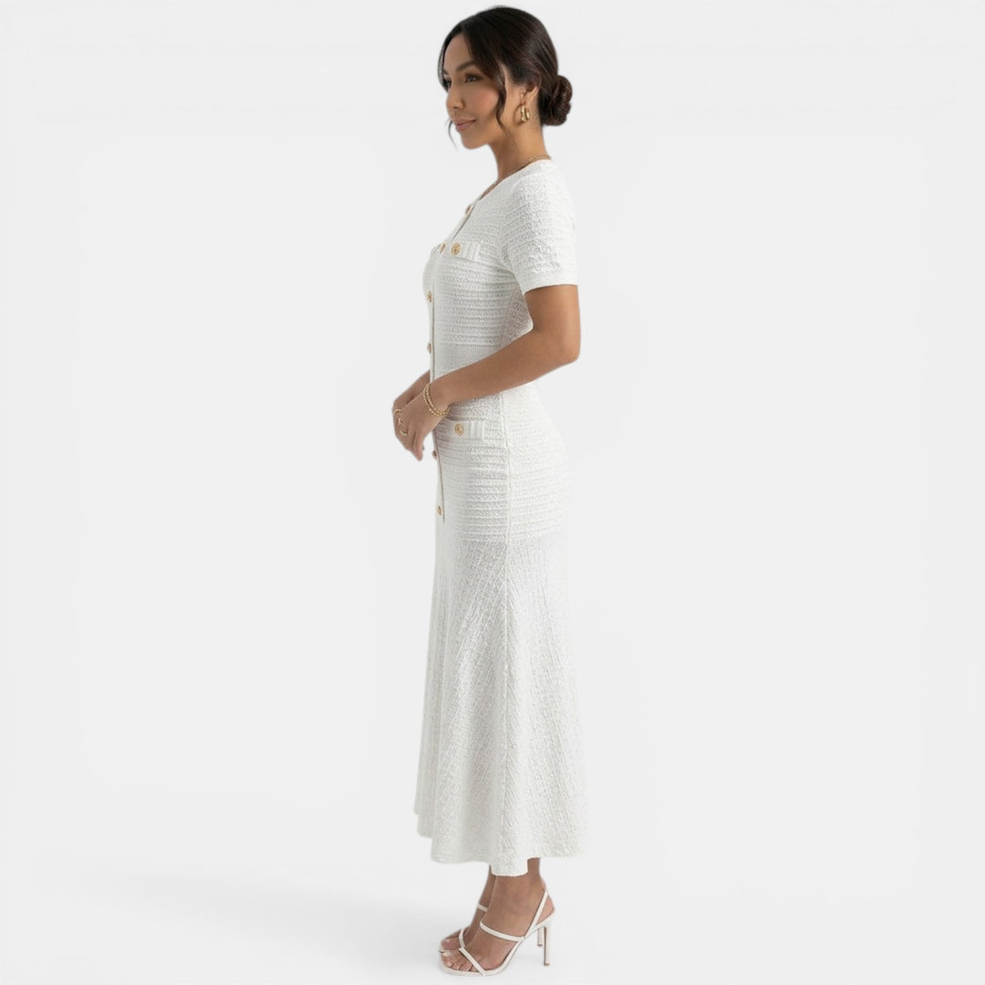 Vestido Midi Elegante Mujer
