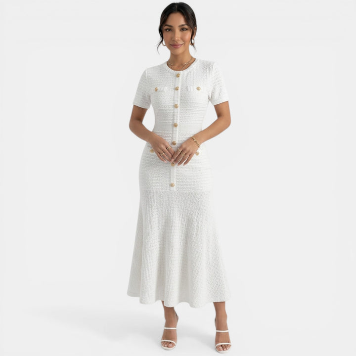 Vestido Midi Elegante Mujer