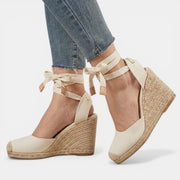 Women's Lace Heel Sandals