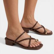 Summer Criss-Cross Strap Sandals