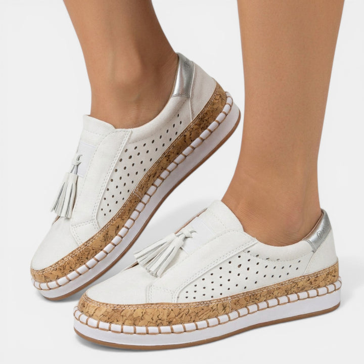 Mocasines Mujer Ortopédicos Flecos