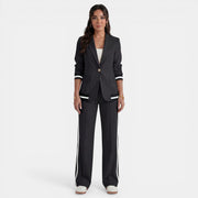 Conjunto Mujer Blazer y Pantalón Ancho