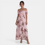 Women's Floral Boho Maxi Dress