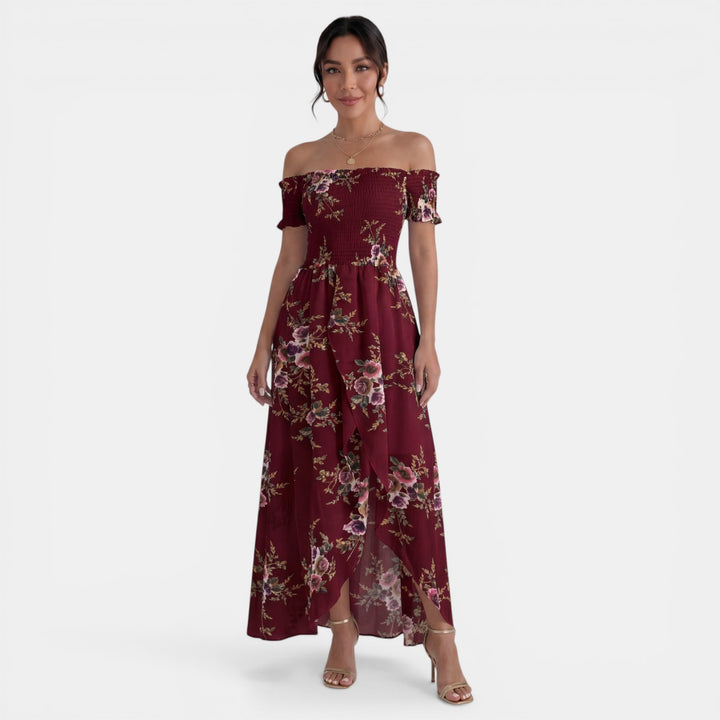 Vestido Maxi Boho Floral Mujer