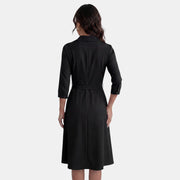 Women's Deep V-Neck Midi Dress