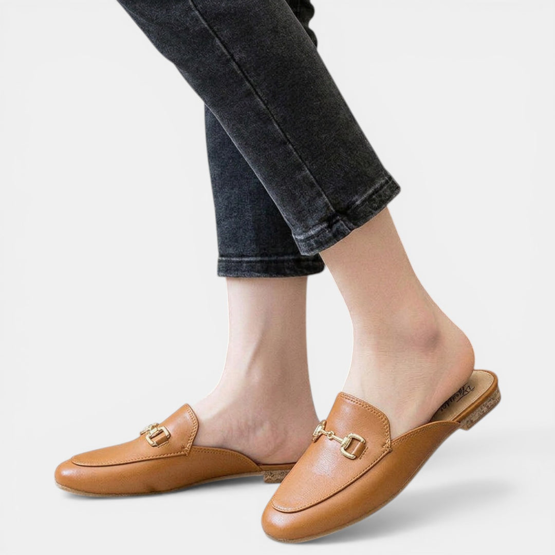 Mules de Cuero Mujer Cómodos