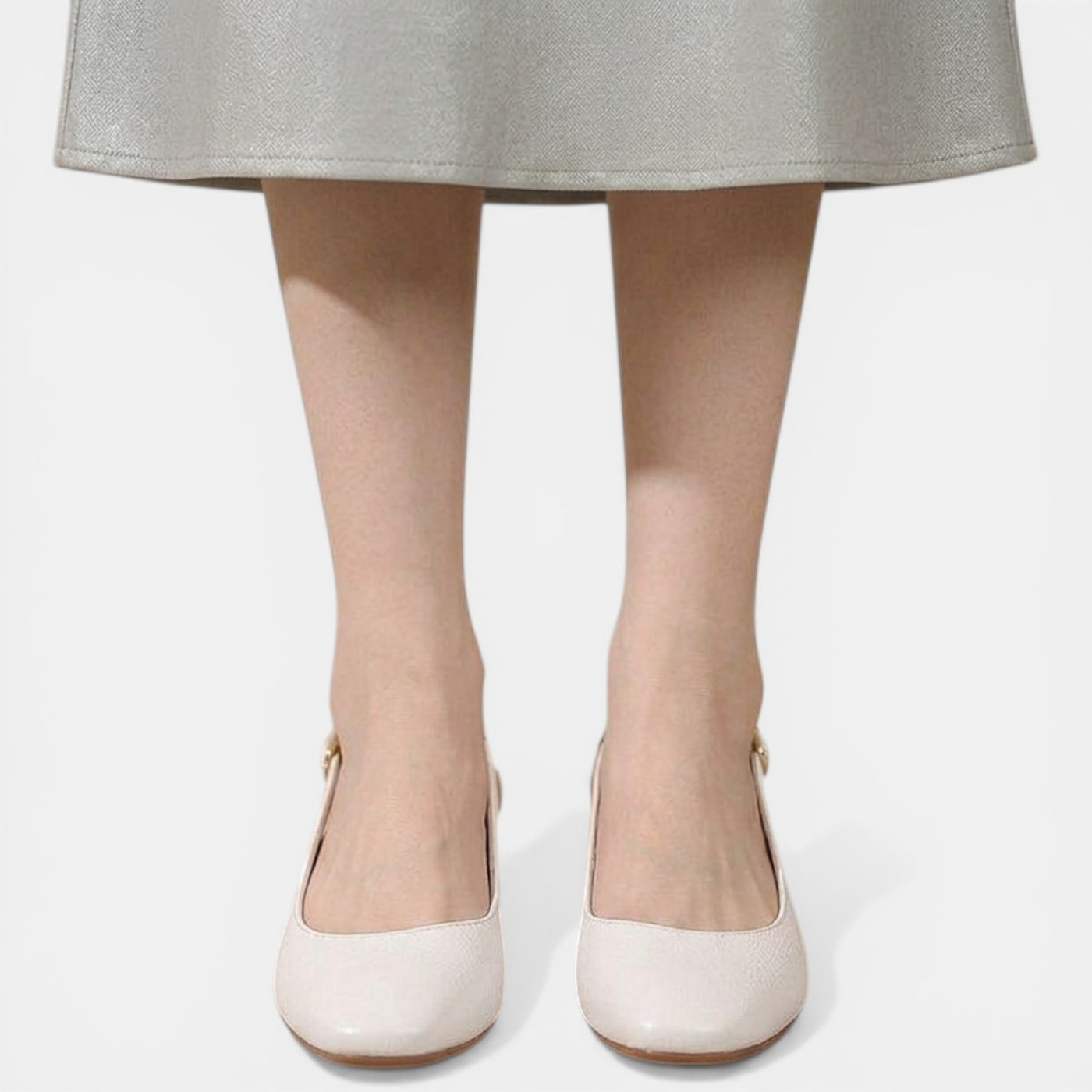 Zapatos Mujer Cuero Talón Abierto