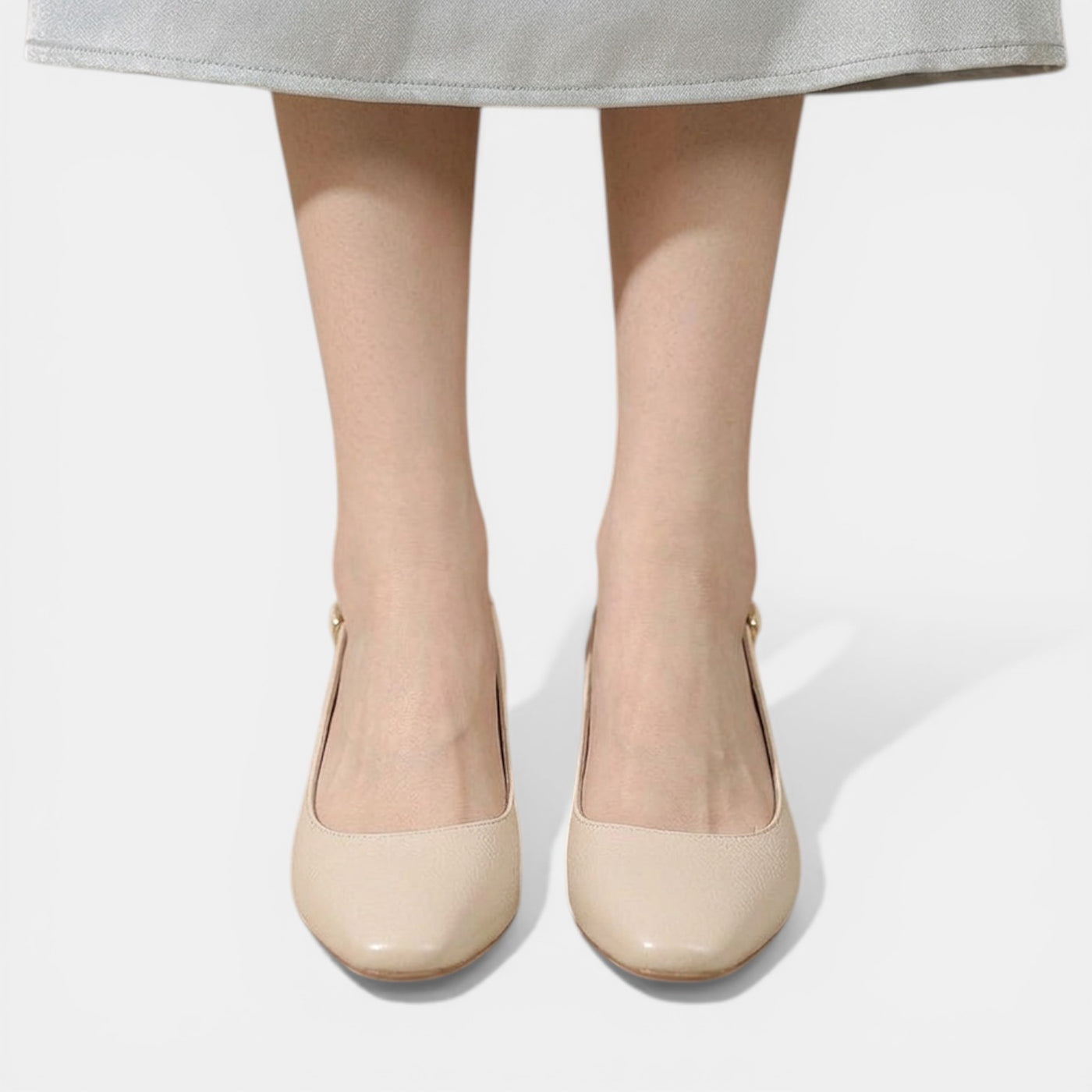 Zapatos Mujer Cuero Talón Abierto