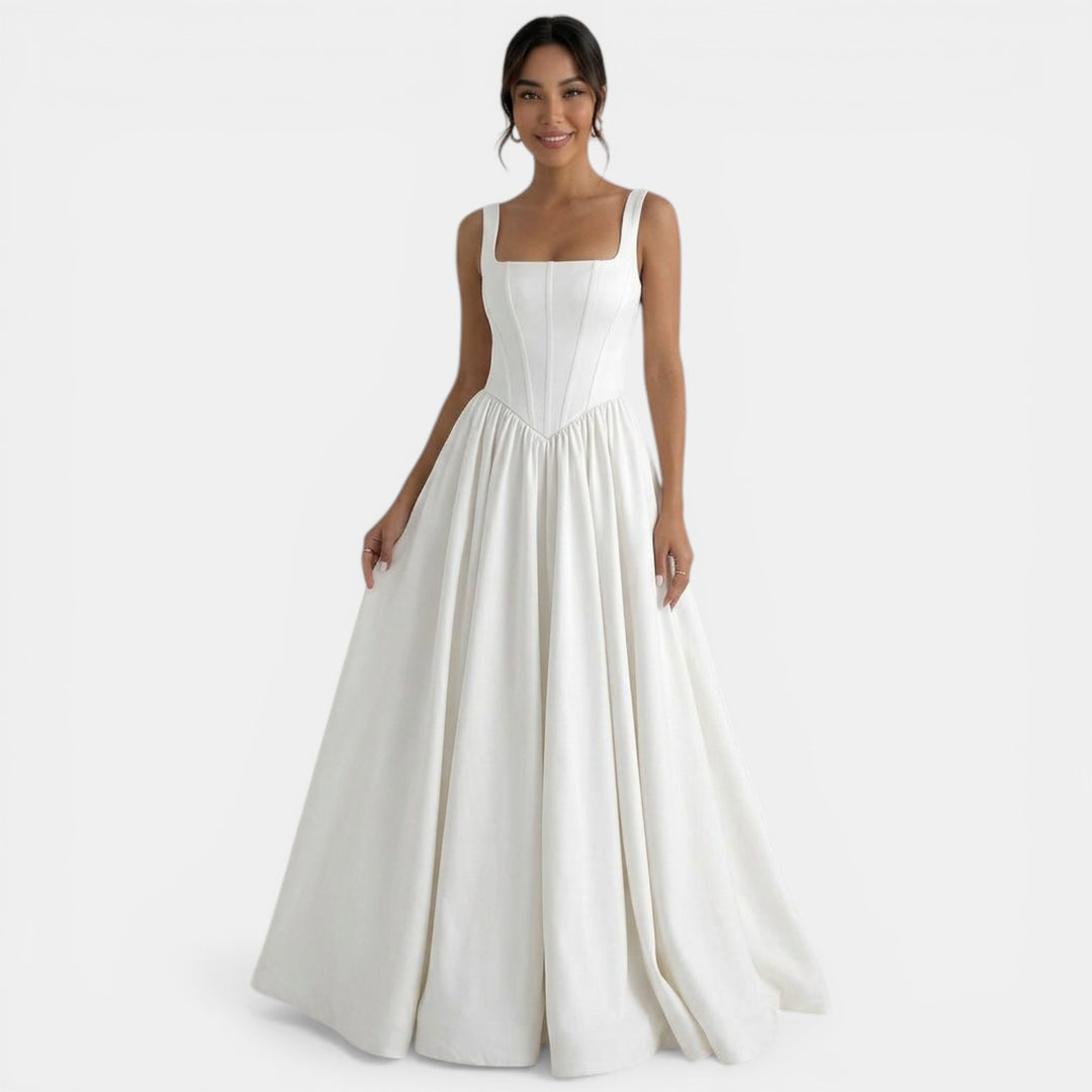 Vestido Novia Largo Blanco