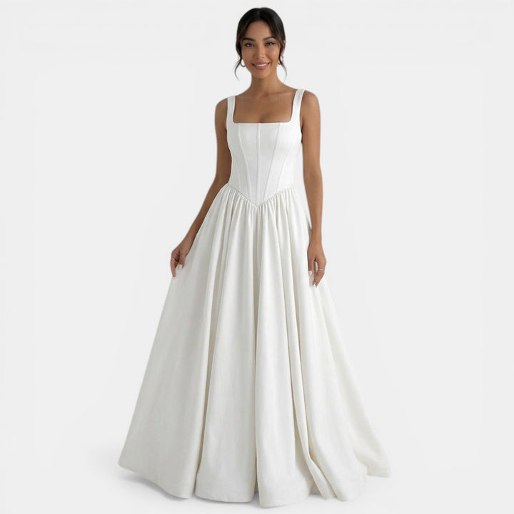 Vestido Novia Largo Blanco
