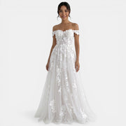 Vestido Novia Encaje Princesa Maxi