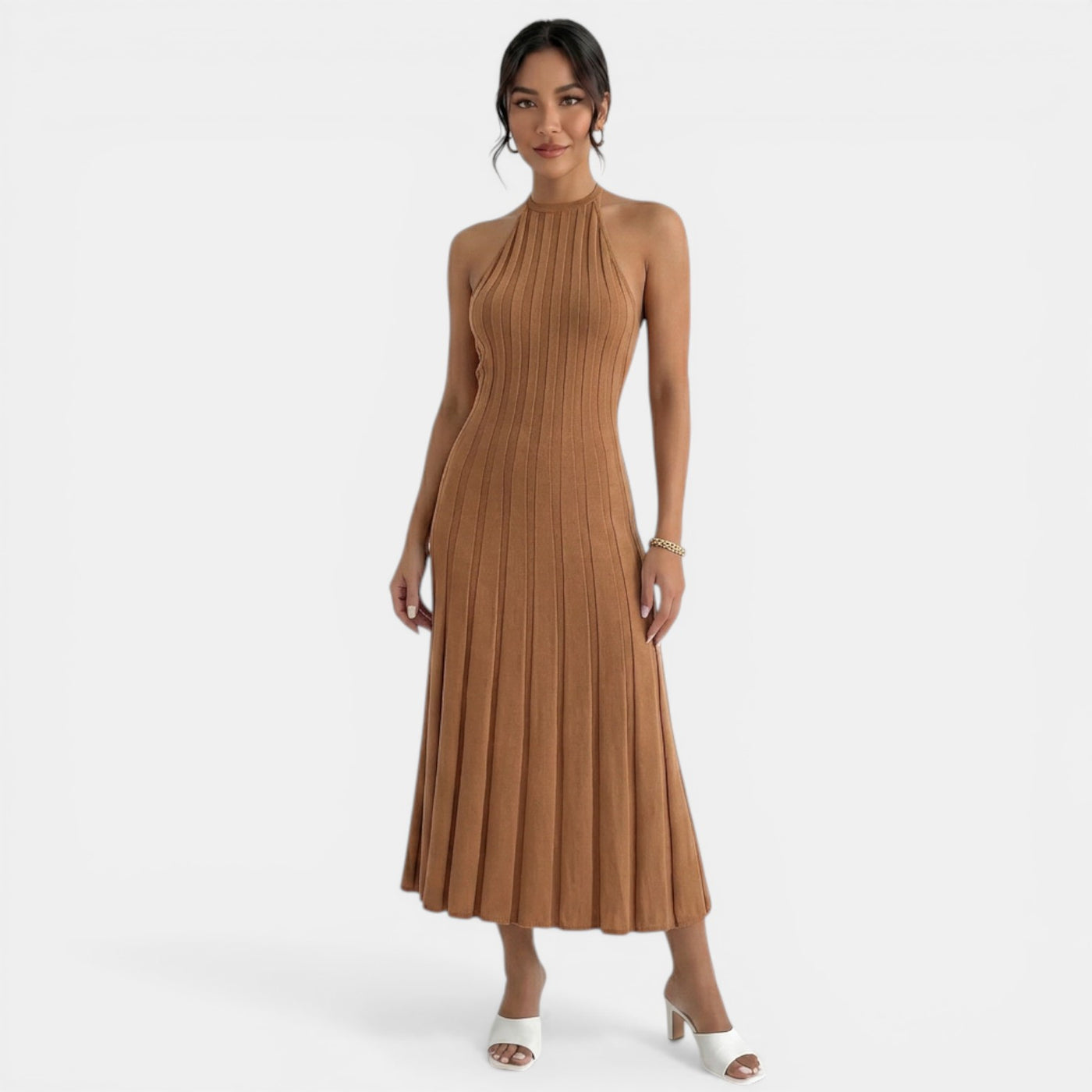 Vestido Midi Punto Mujer Verano