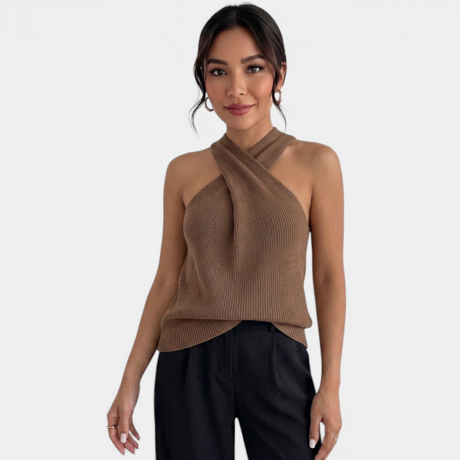 Women's Knit Halter Top