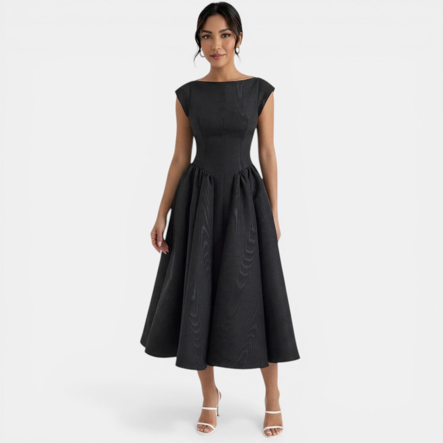 Vestido Midi Mujer Elegante