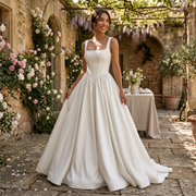 Vestido Novia Largo Blanco