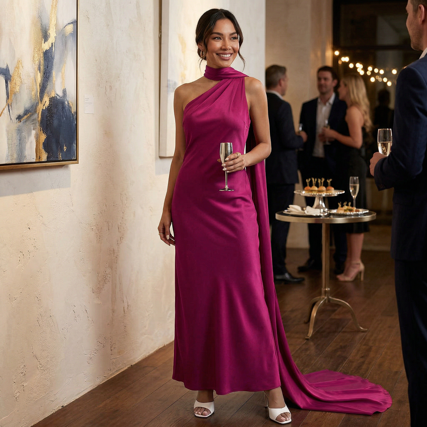Women's Halter Maxi Dress