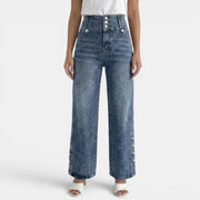 Women's High Waisted Wide Leg Jeans