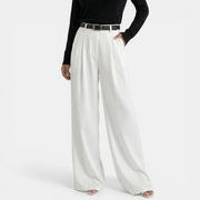 Women's Elegant High-Waisted Trousers