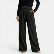Women's Elegant High-Waisted Trousers