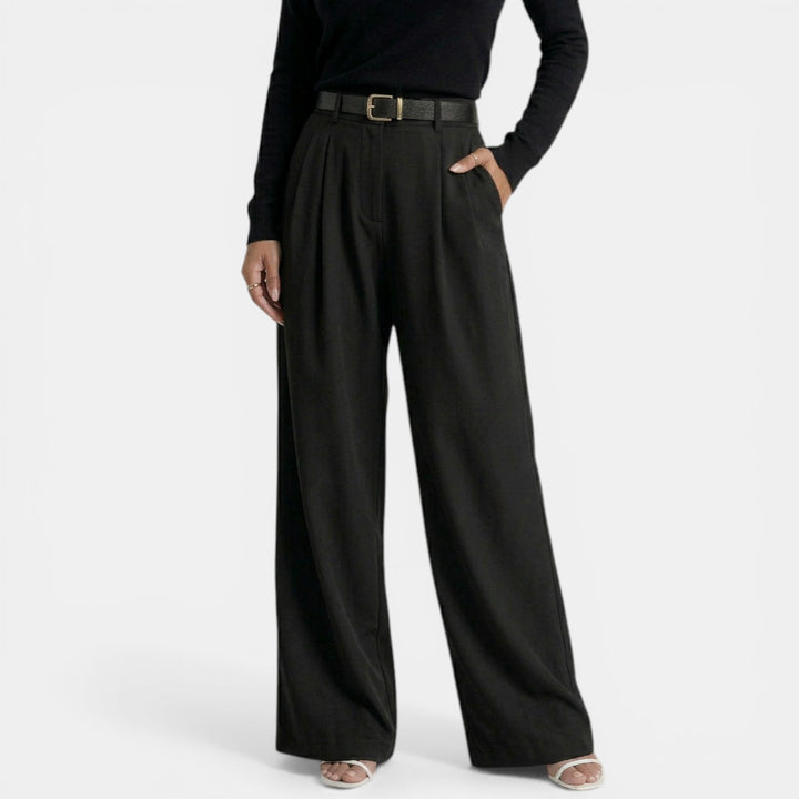Pantalón Mujer Cintura Alta Elegante