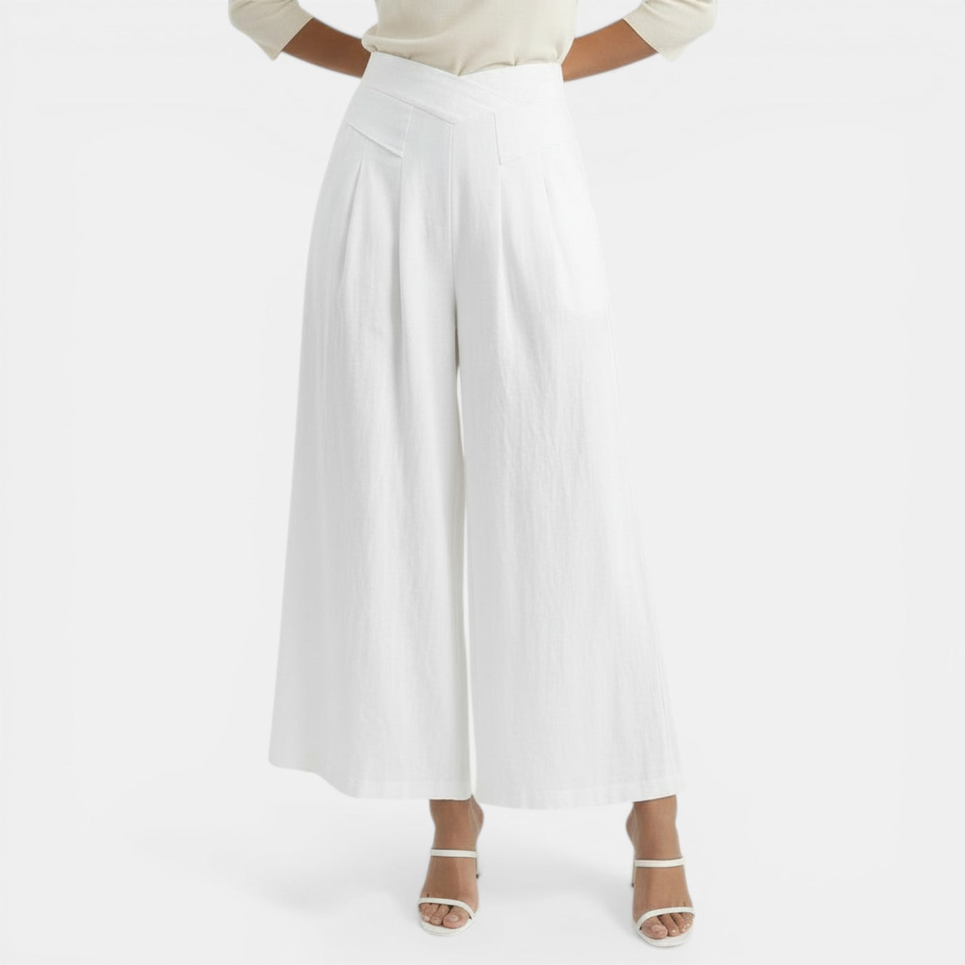 Women's Elegant Linen Trousers
