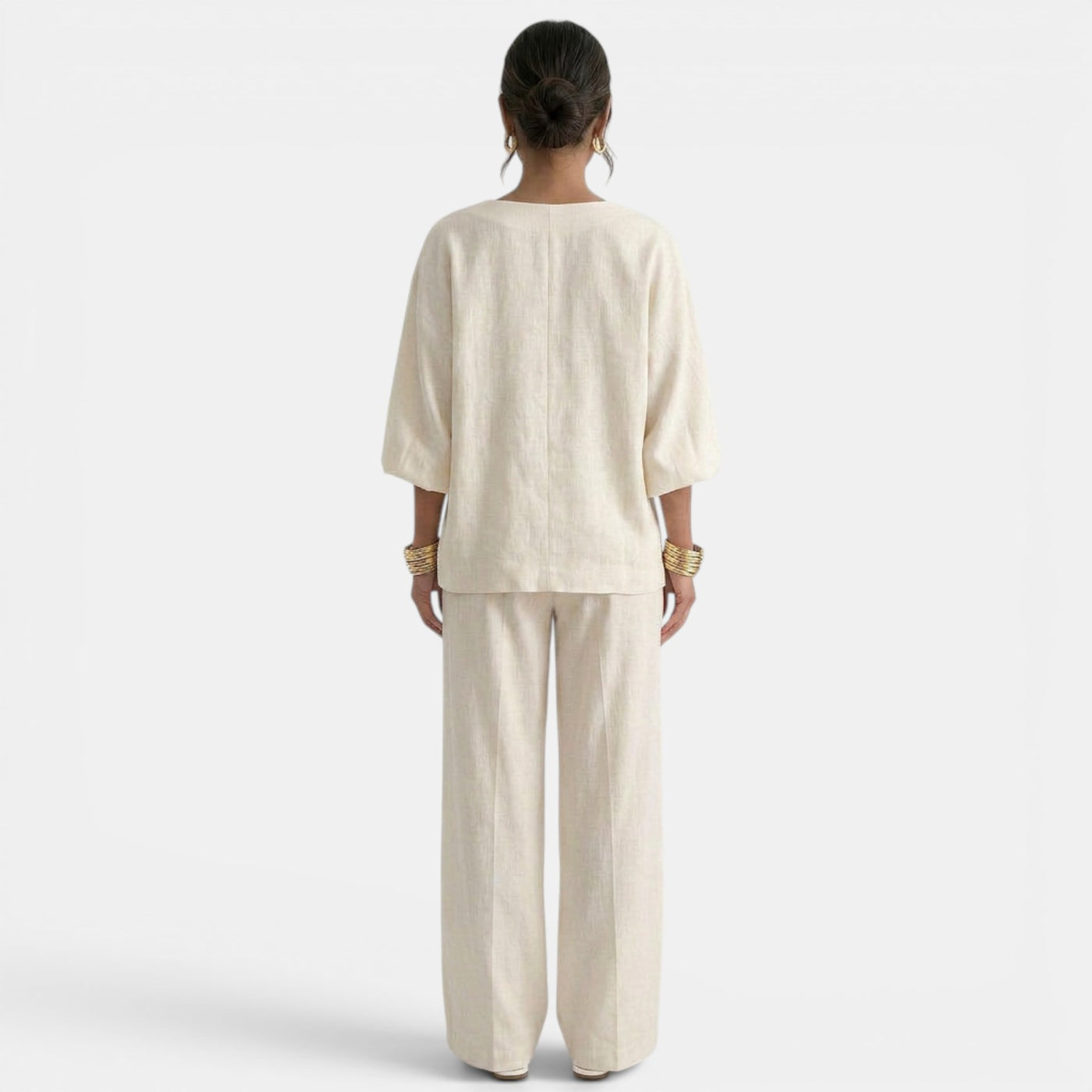 Women's Linen Summer Pant Set