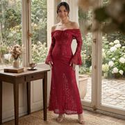 Women's Lace Maxi Dress