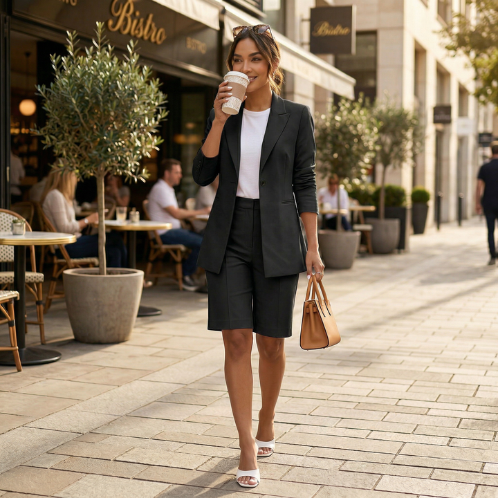 Conjunto Blazer Shorts Mujer