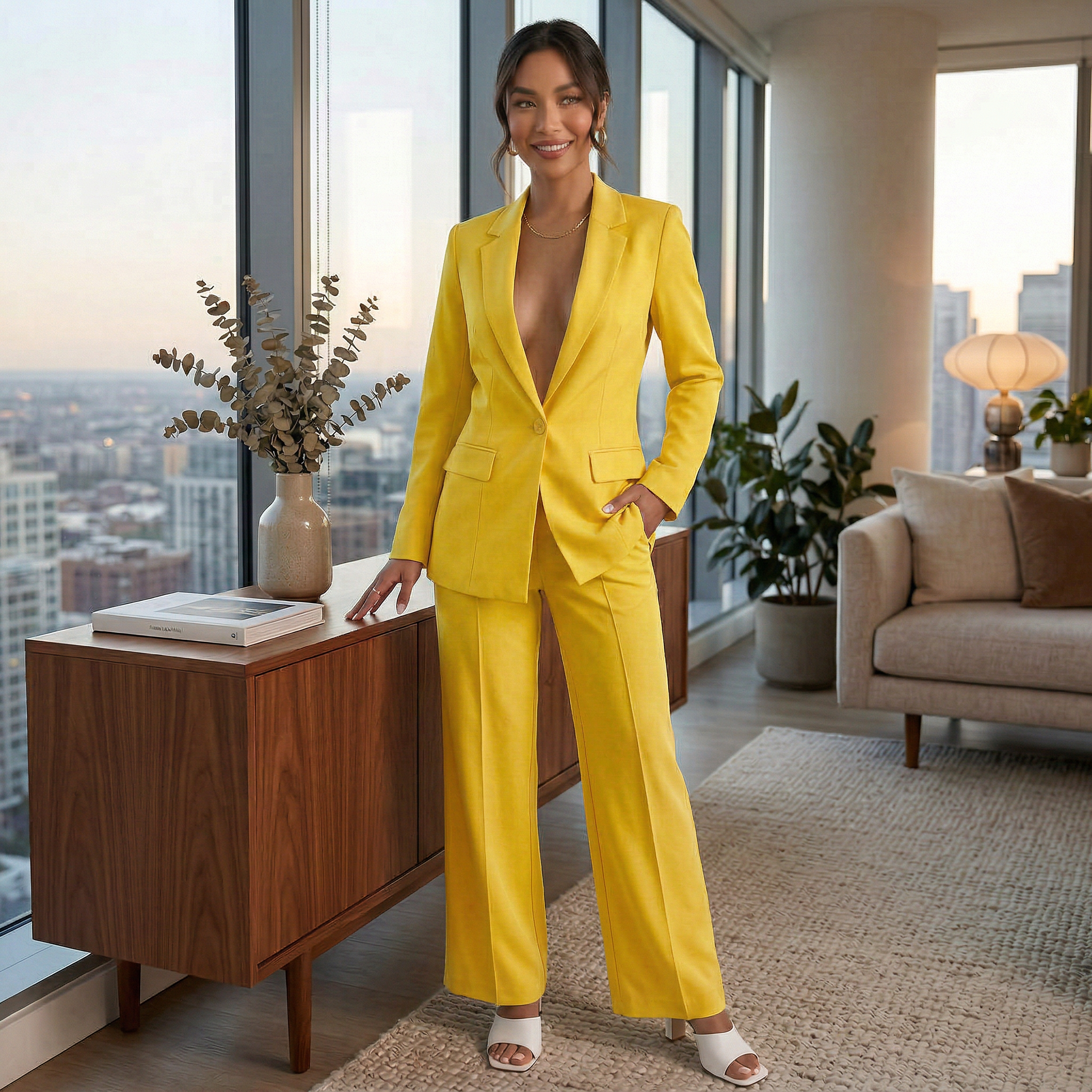 Conjunto Blazer Pantalón Mujer