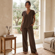 Women's Linen Summer Pant Set