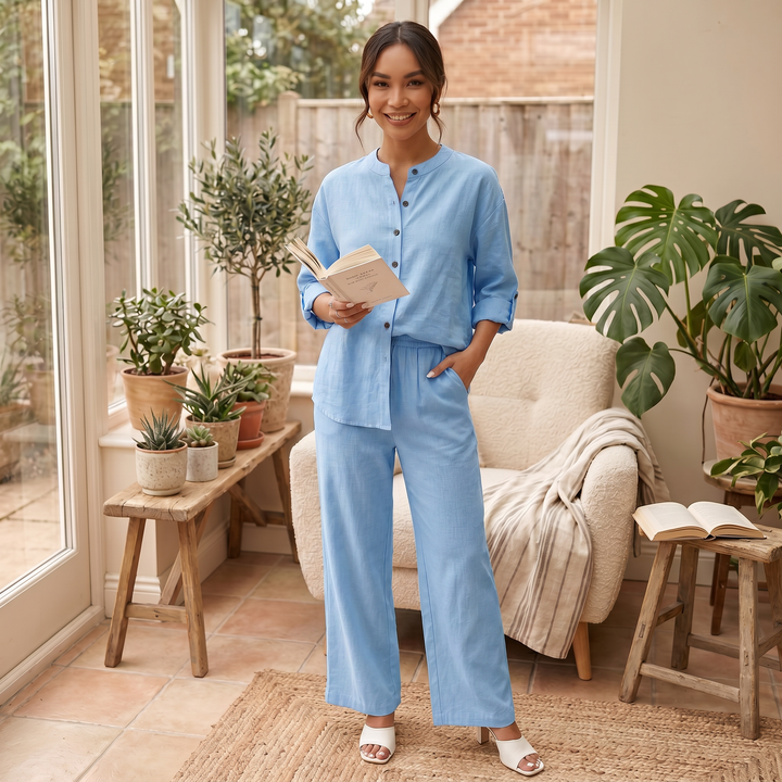 Conjunto Mujer Lino Verano