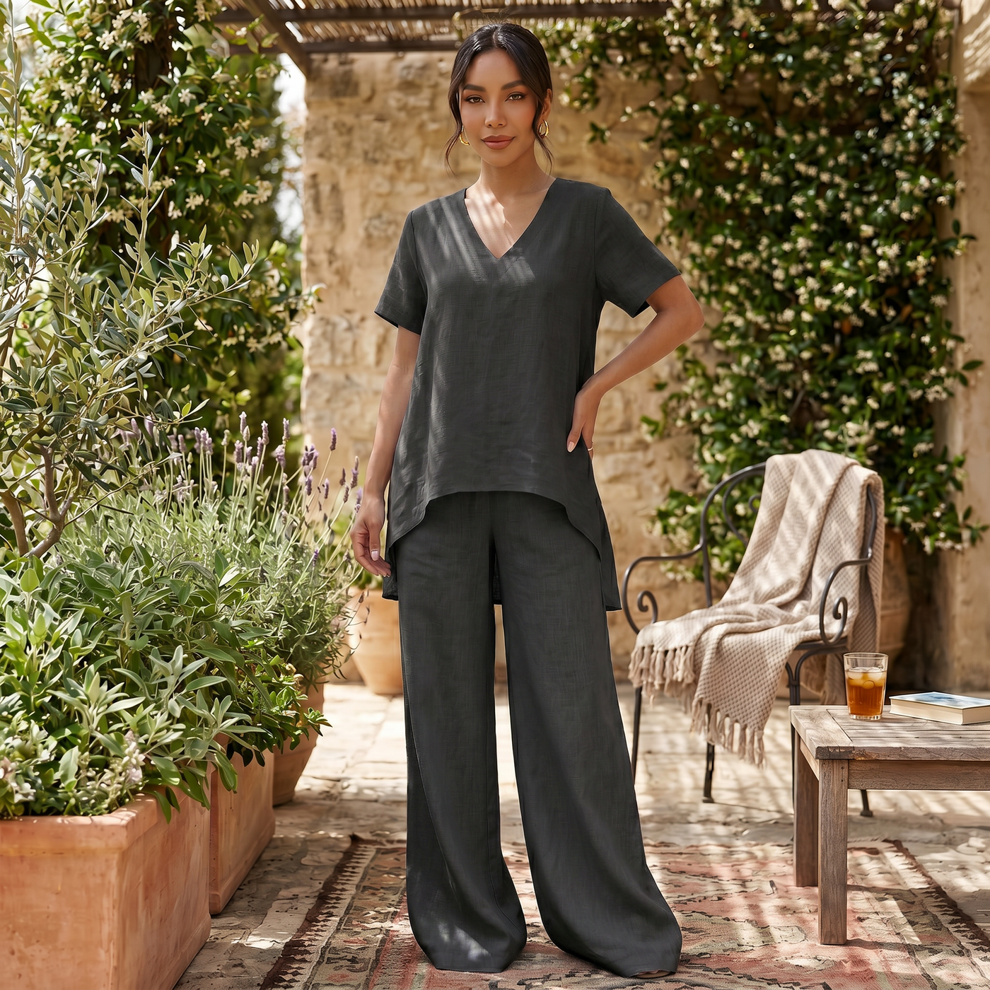 Women's Linen Summer Set