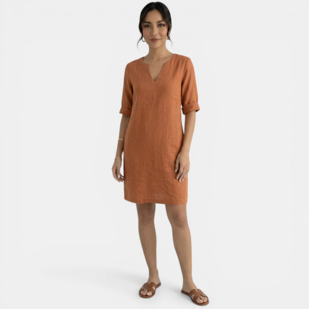Vestido Verano Lino Mujer