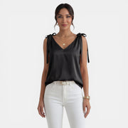 Women's Summer Bow Strap Top