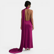 Women's Halter Maxi Dress